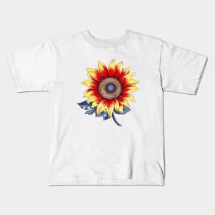 4th of July Sunflower #3 Kids T-Shirt